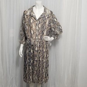 John Meyer Snakeprint Dress 18W